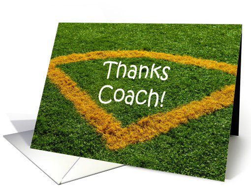 Thank you Soccer Futbol Coach Penalty Kick Photograph card (728600)