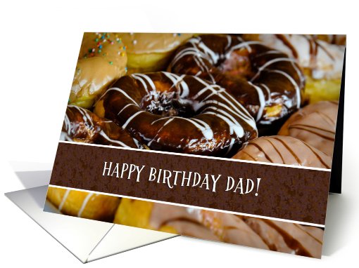 Donut Dessert Happy Birthday Dad! card (731395)