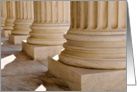Congratulations on Law Degree Pillars card