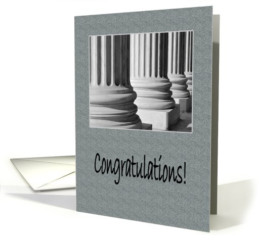 Congratulations on Graduating from Law School card (802050)