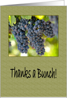 Thanks a Red Grape Bunch Boss’s Boss Day card