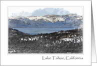 Lake Tahoe California Blank Note card