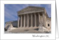 Supreme Court Washington DC Blank Note card
