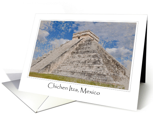 Chichen Itza, Mexico Tourist Destination card (859629)