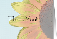 Sunflower Thank You Appreciation card