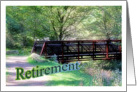 Retirement Congratulations Husband Crossing BridgesTogether card