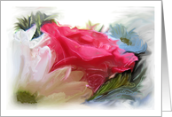 Happy Birthday Floral Painting card