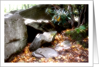 Encouragement I’m Here For You Forest Rocks And Mountain Laurel card