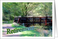 Retirement Congratulations Bridge From Coworkers card