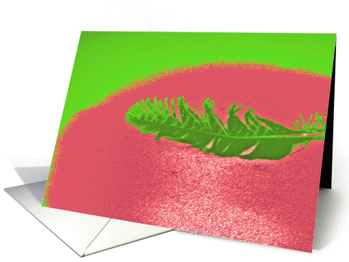 Feather Art card (710033)