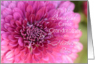 Beautiful Great Grandmother on Mother’s Day, Dahlia card