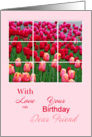 Dear Friend Birthday, Tulips card