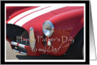 Father’s Day Dad, Red car card