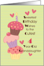 Granddaughter, 4 Year Old Sweetest Birthday Wishes card