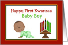 Happy First Kwanzaa Baby Boy card