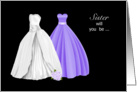 Will You Be My Maid of Honor, Dresses, Invitation Card