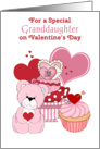For a Special Granddaughter on Valentine’s Day card