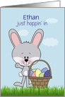 Custom Name Hoppin’ Easter card
