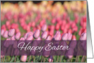 Happy Easter, Tulips card