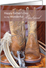 Happy Father’s Day, Husband, western boots card