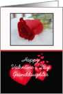 Red Rose Valentine, Red rose and hearts card