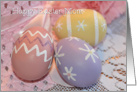 Mom Easter Eggs, colored eggs card