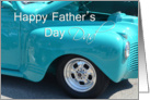 Father’s Day Dad, antique car card