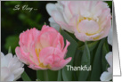 So Very Thankful, tulips card