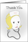 Thank You Urology Nurse, Nurse, stethoscope card