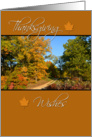 Thanksgiving Wishes, Across the Miles card