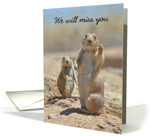 Saying Goodbye, Prairie Dog card (1137648)