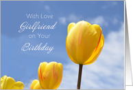 Girlfriend Birthday, Tulips card