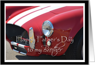 Father’s Day Brother, Red car card