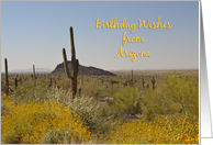 Birthday Wishes From Arizona, Desert card