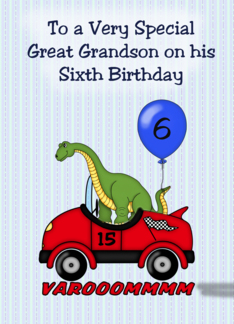 Great Grandson's 6th...