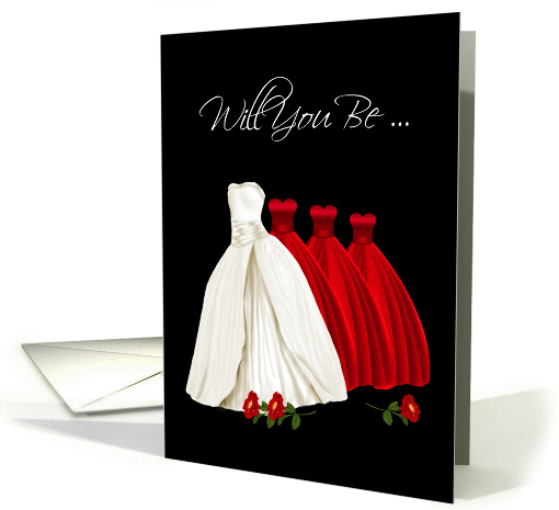 Will You Be My Bridesmaid, Invitation card (1317898)