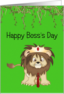 Happy Boss’s Day, Lion card