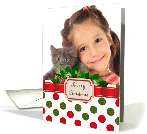 Merry Christmas Gift Photo card (1340526)