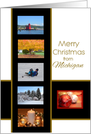 Merry Christmas from Michigan card