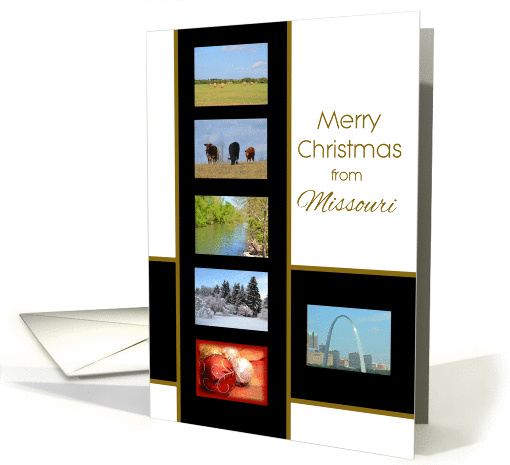 Merry Christmas from Missouri card (1351194)