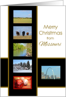 Merry Christmas from Missouri card