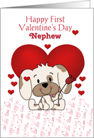 First Valentine’s Day Nephew card