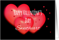 Sweetheart, Valentine’s Day, Red Hearts card