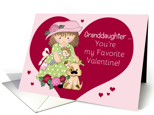 Granddaughter Favorite Valentine card (1357578)
