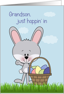 Grandson Hoppin Easter card