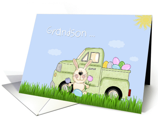 Grandson, Easter Truck card (1358136)