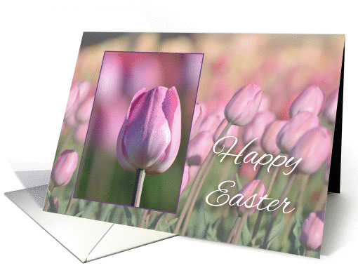 Happy Easter, Tulips card (1367370)