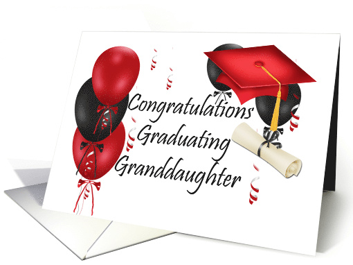 A Graduation Congratulations Granddaughter, graduation,... (1375186)