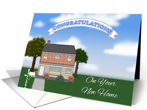 Congratulations on Your New Home card (1381078)