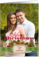 Merry Christmas Custom Name, Custom Photo card
